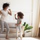 family dancing